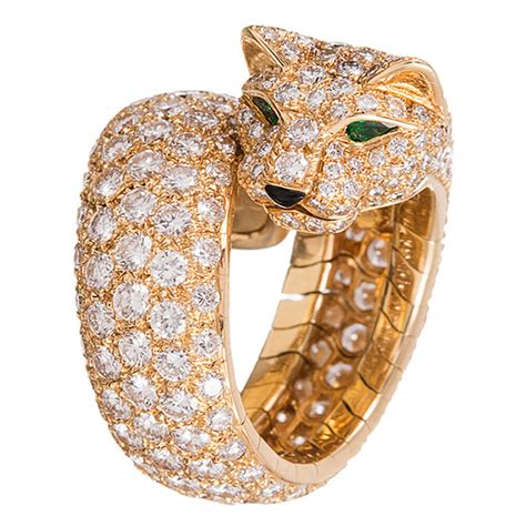 panthere de cartier ring cost|cartier panther ring diamond.